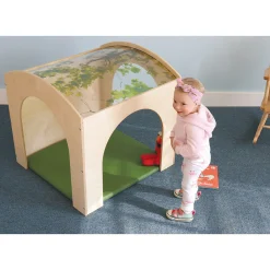 Nature View Reading Retreat And Mat Set | Quiet Space Cube with Multi-Access Openings