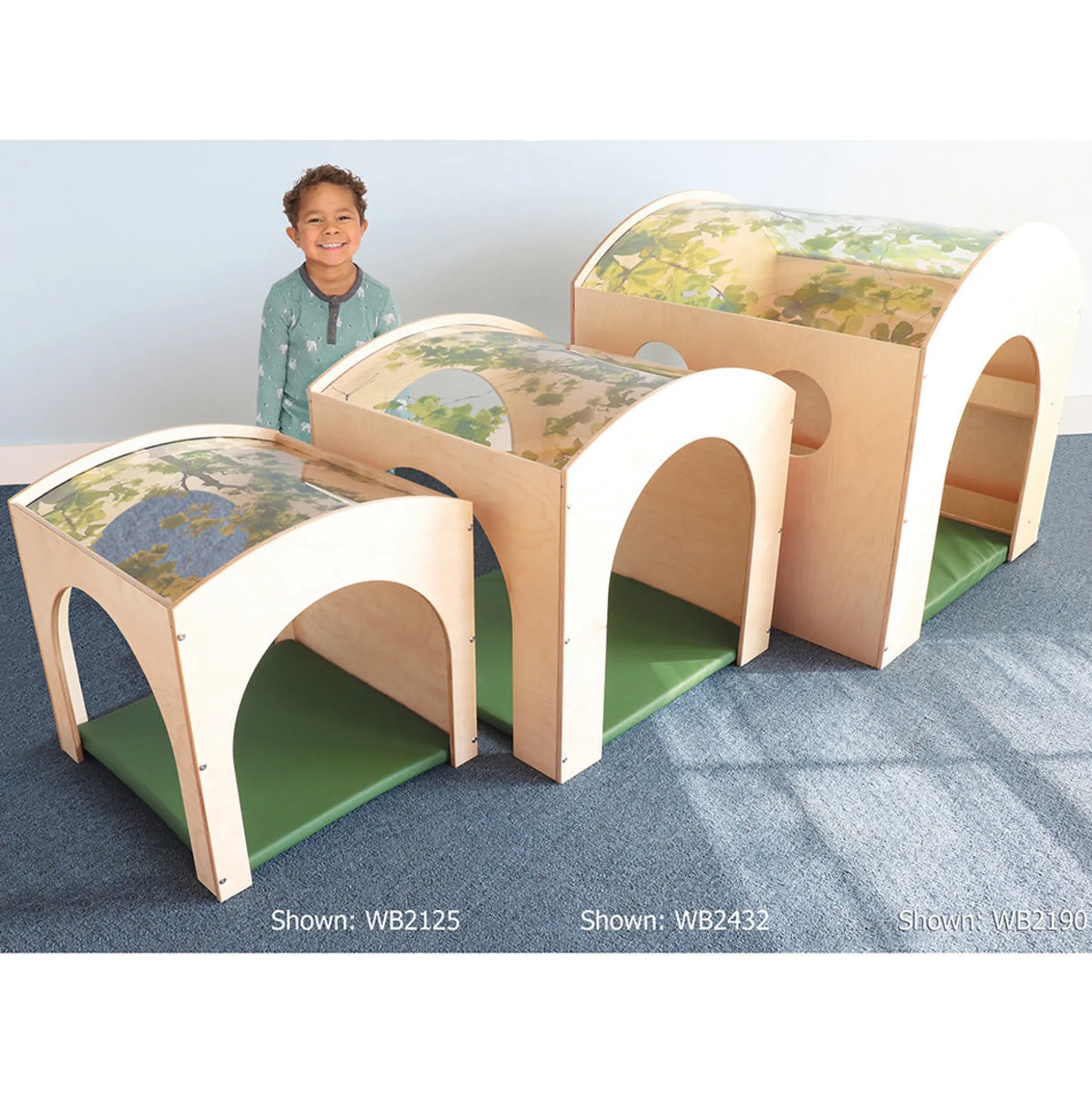 Nature View Reading Retreat And Mat Set | Quiet Space Cube with Multi-Access Openings