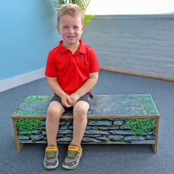 Nature View Stone Wall Bench | 10