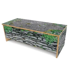 Nature View Stone Wall Bench | 12