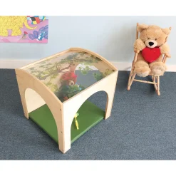 Nature View Toddler Reading Retreat | Play House with Tree-Canopy Acrylic Roof