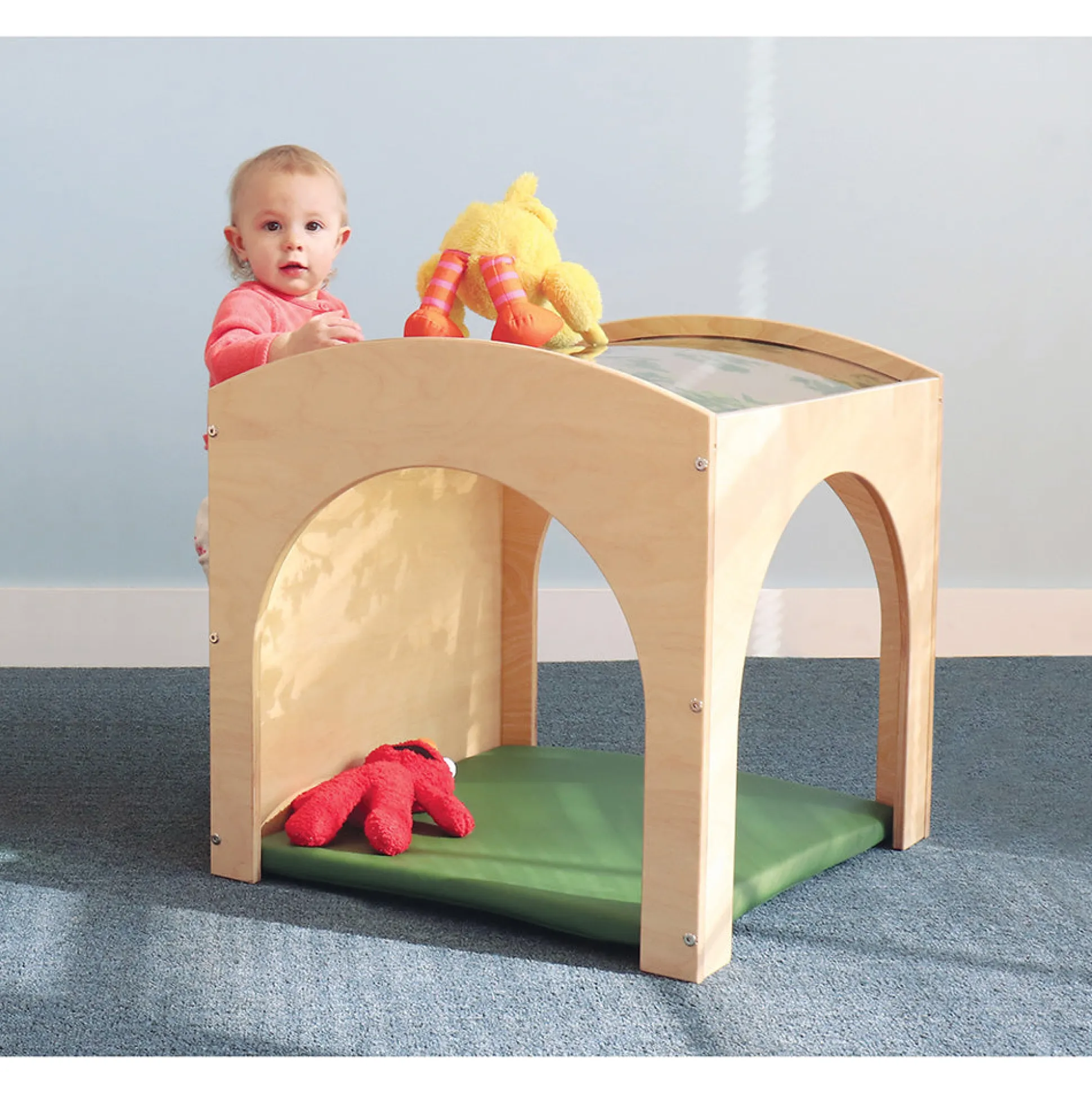Nature View Toddler Reading Retreat | Play House with Tree-Canopy Acrylic Roof
