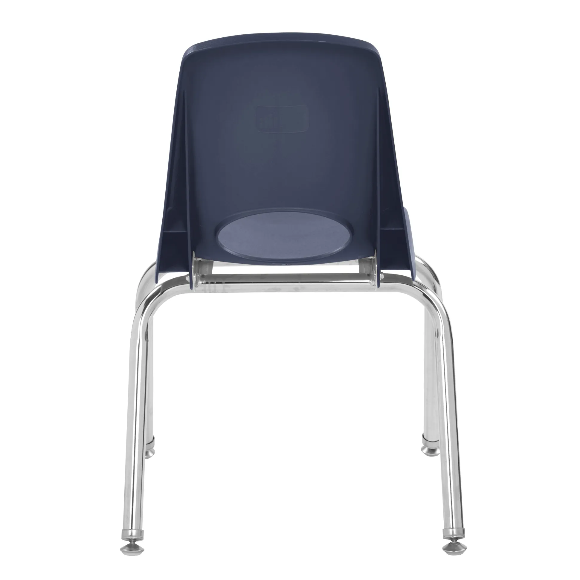 14" Navy Stack Chairs | Set of 2 | Durable Preschool Classroom Seating