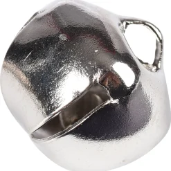 Nickel Jingle Bells | Craft, Counting & Lacing Bells with Eyelets | Set of 100