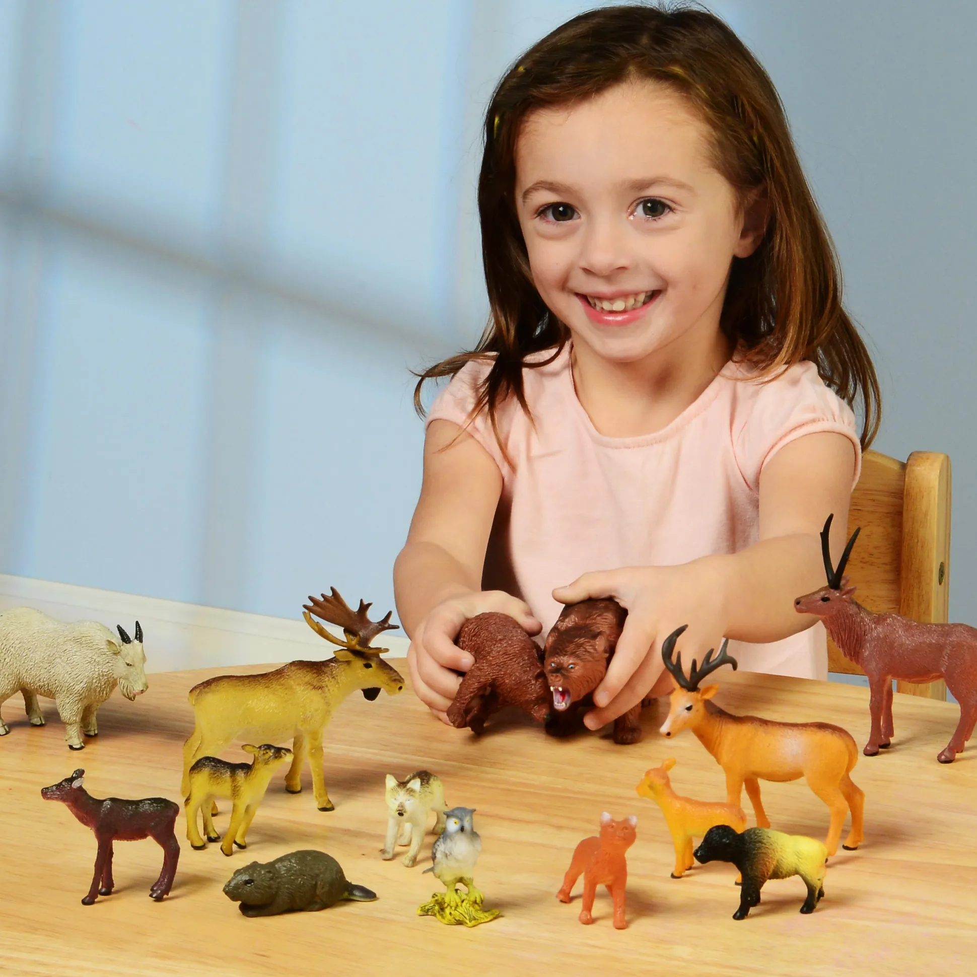 North American Forest Animals | 14 Piece Playset