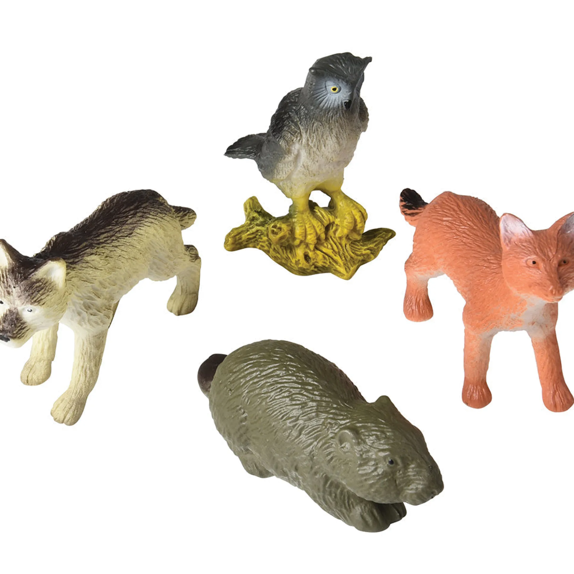 North American Forest Animals | 14 Piece Playset