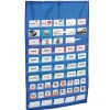 Nylon Pocket Wall Chart | 10 Rows with Clear Plastic Pockets