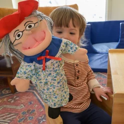 Old Lady Who Swallowed a Fly Storytelling Doll & Animal Finger Puppet Set*