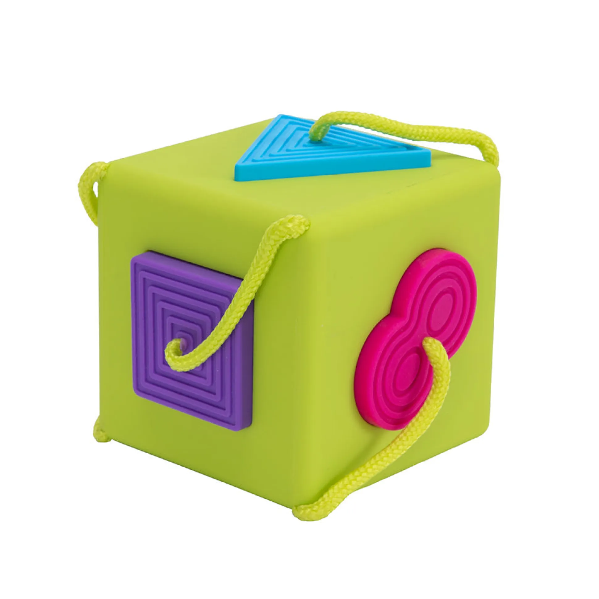 Oombee Cube Shape Sorter | Tactile Exploration Toy