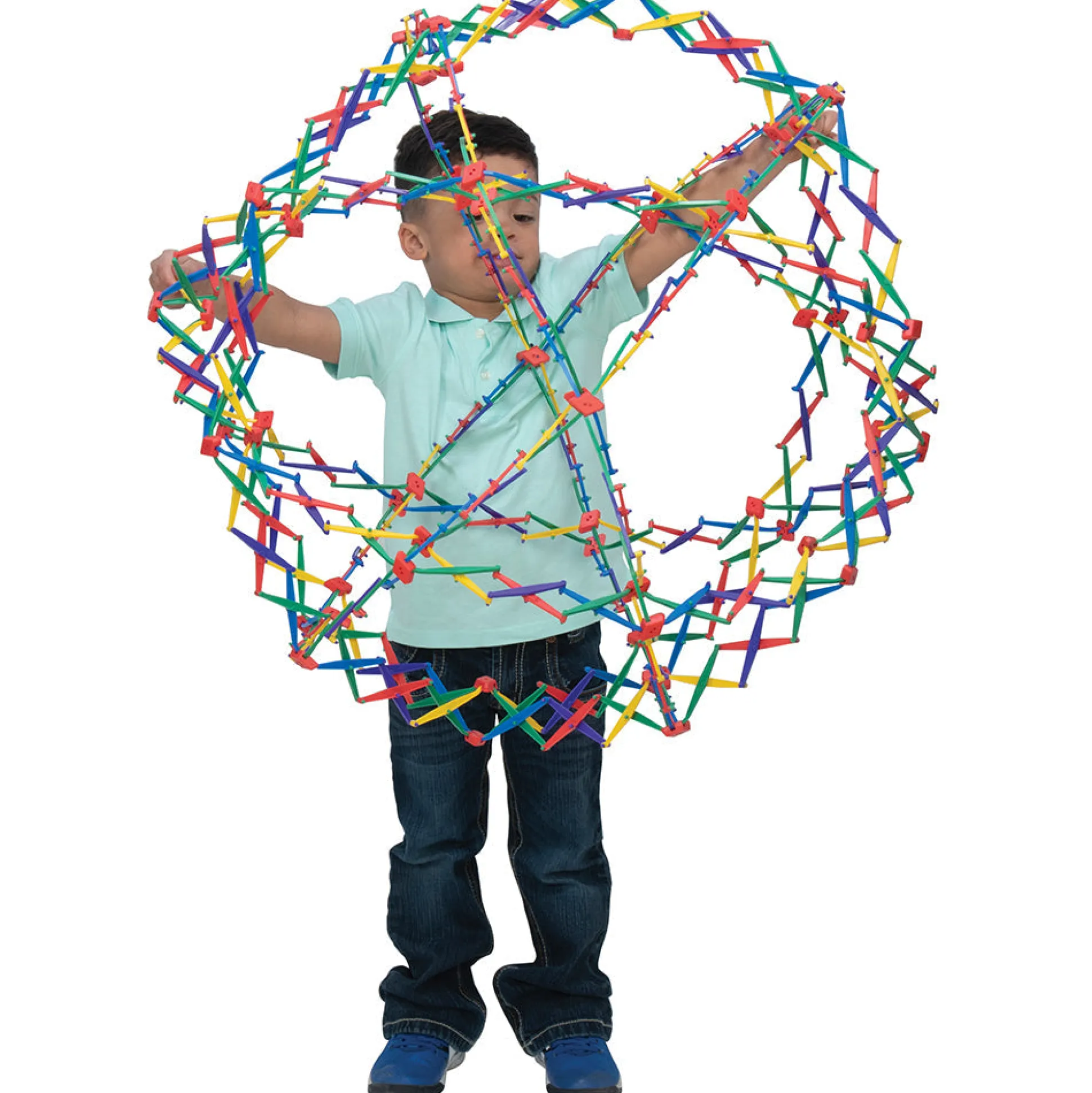 Original Rainbow Hoberman Sphere | Expanding Sensory Ball