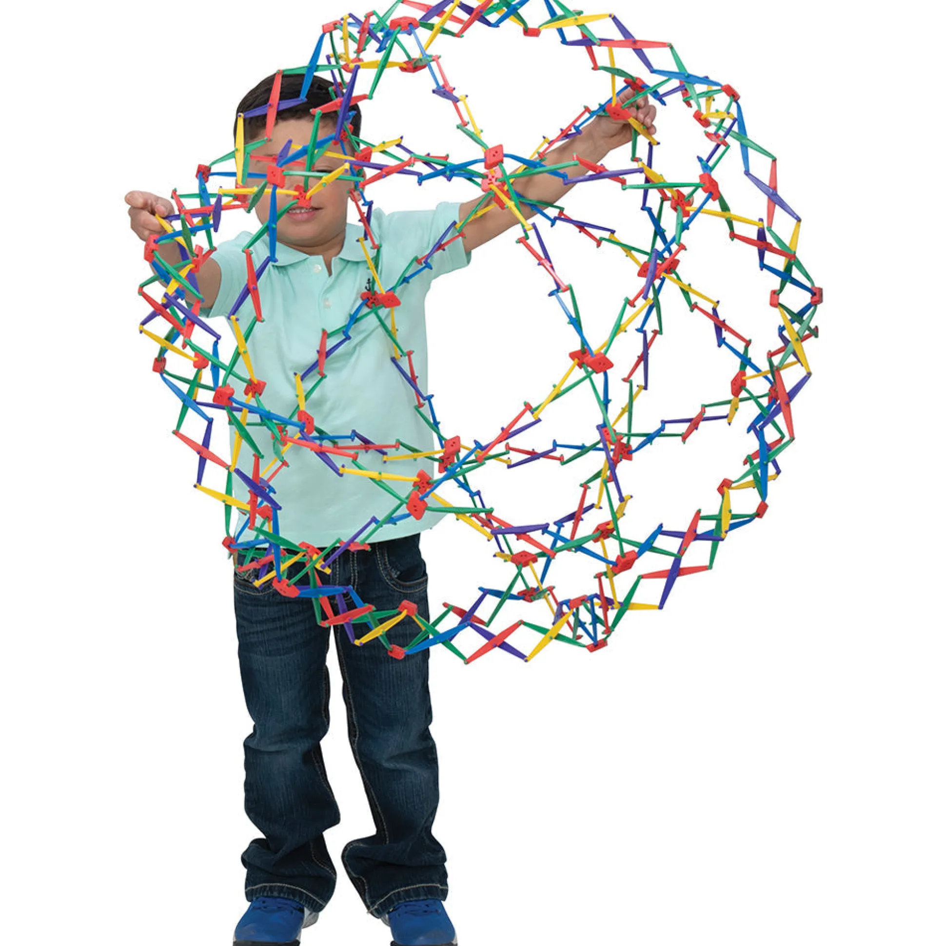 Original Rainbow Hoberman Sphere | Expanding Sensory Ball