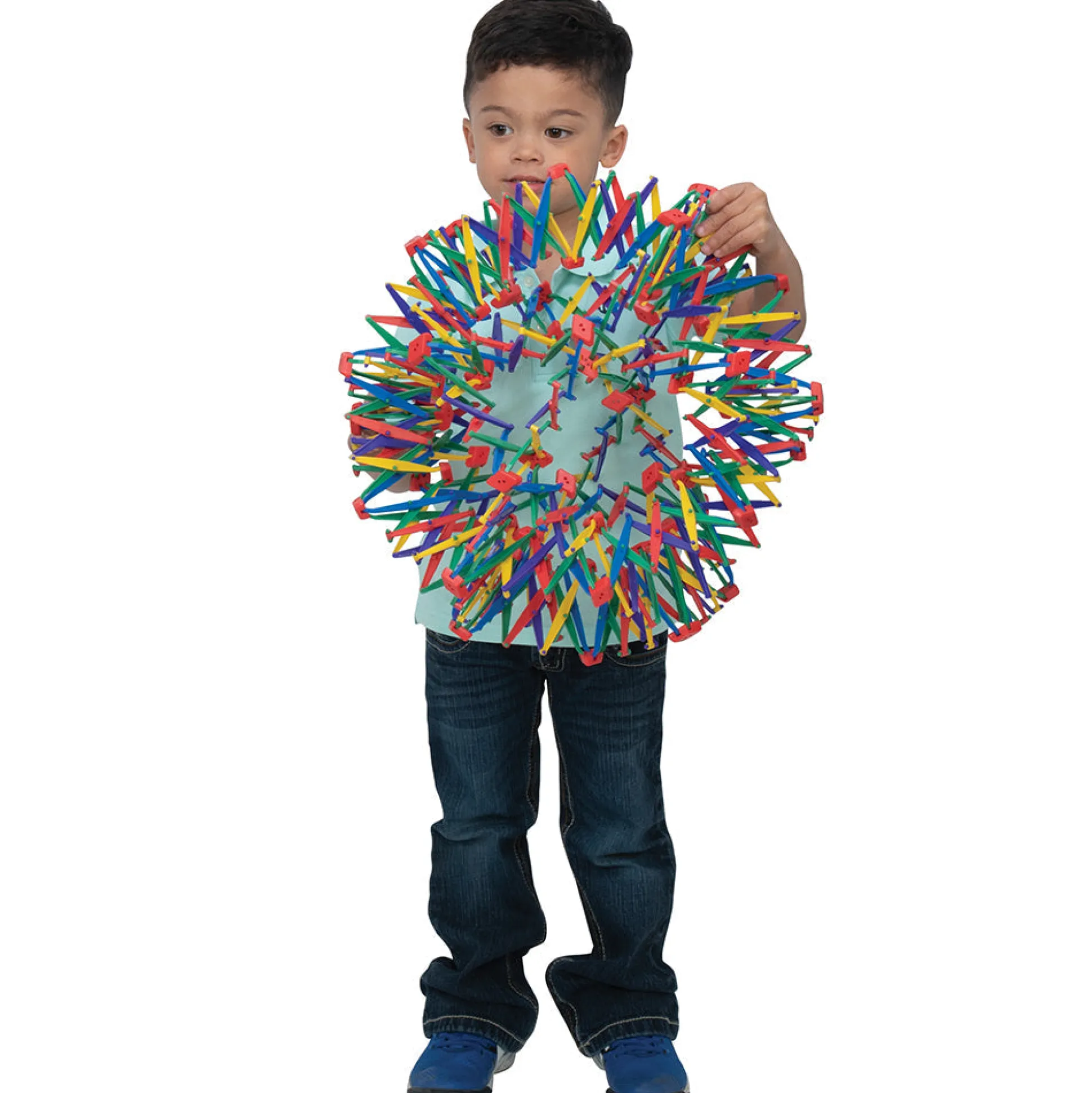 Original Rainbow Hoberman Sphere | Expanding Sensory Ball