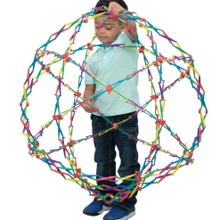Original Rainbow Hoberman Sphere | Expanding Sensory Ball