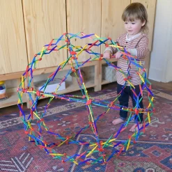Original Rainbow Hoberman Sphere | Expanding Sensory Ball