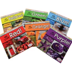 Our Favorite Colors Book Set | 6 Early Learning Color Recognition & Sight Word Books