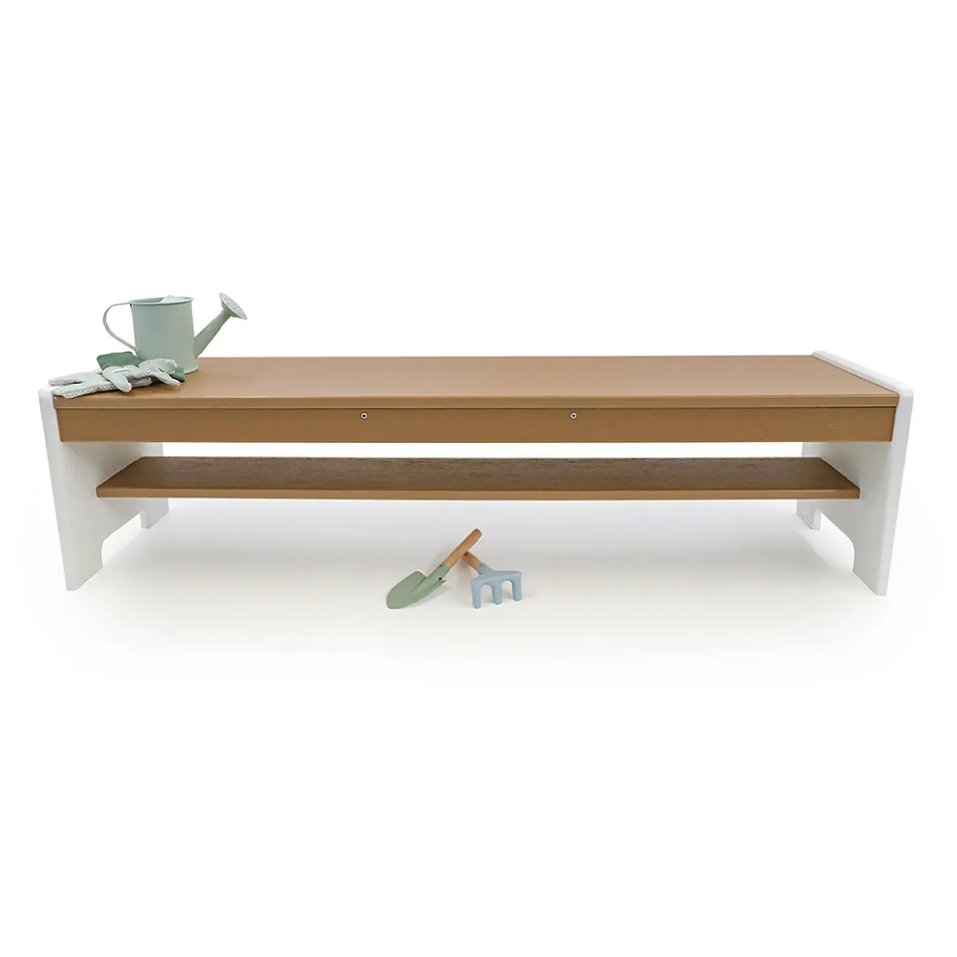 outdoorED™ Bench | Weather-Resistant Outdoor Classroom Bench with Storage Shelf
