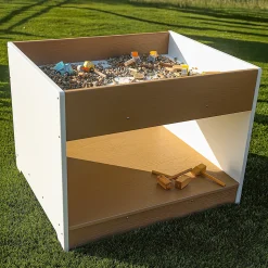 outdoorED™ Big And Wide Table | Weather-Resistant Outdoor Sensory Play Table with Reversible Top & Storage