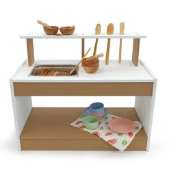 outdoorED™ Mud Kitchen | Weather-Resistant Outdoor Play Kitchen with Sink & Storage