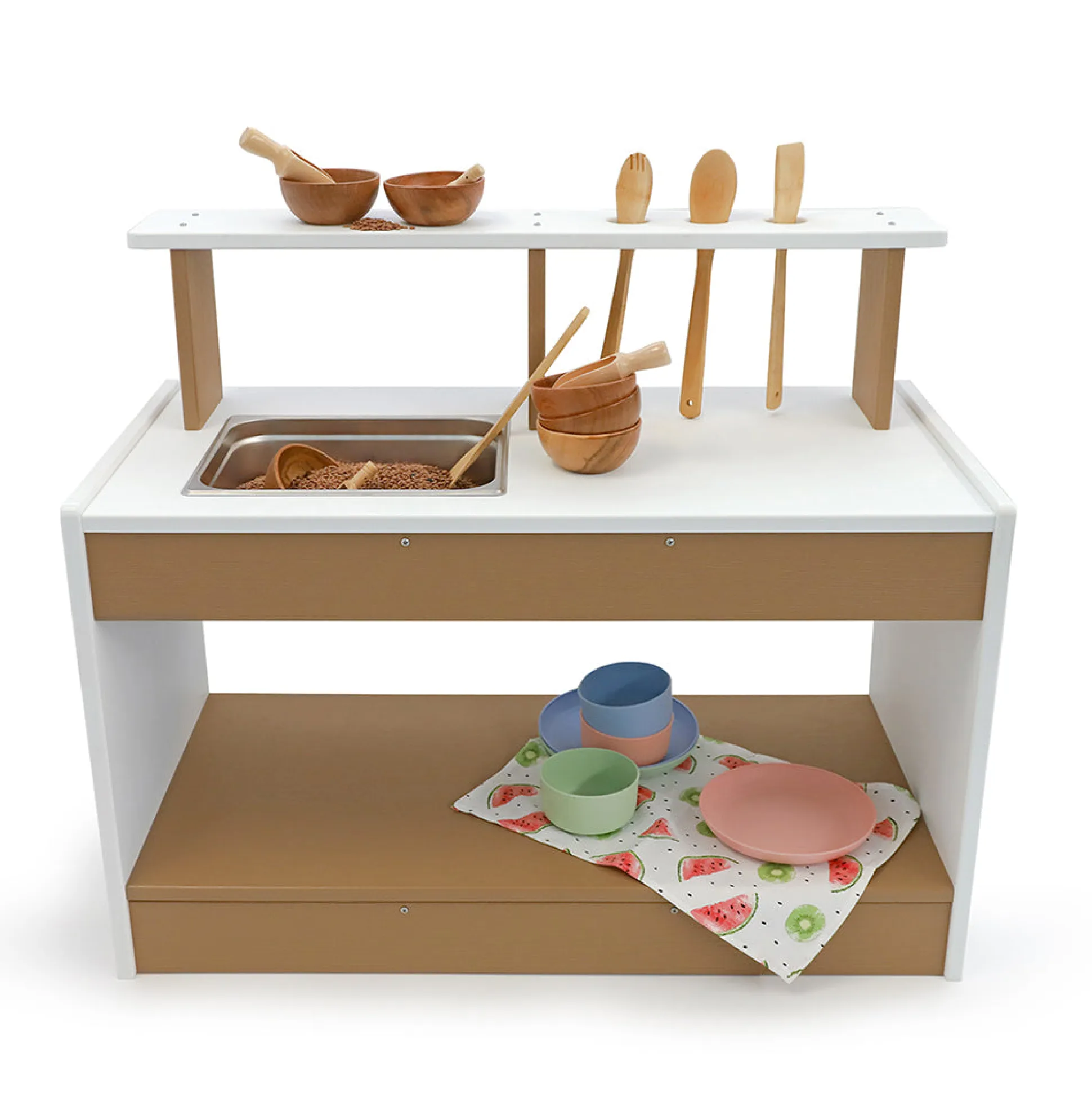 outdoorED™ Mud Kitchen | Weather-Resistant Outdoor Play Kitchen with Sink & Storage