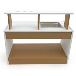 outdoorED™ Mud Kitchen | Weather-Resistant Outdoor Play Kitchen with Sink & Storage