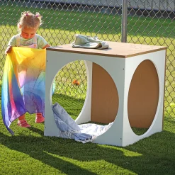 outdoorED™ Play House Cube | Weather-Resistant Outdoor Play Cube for Reading, Relaxation & Imaginative Play
