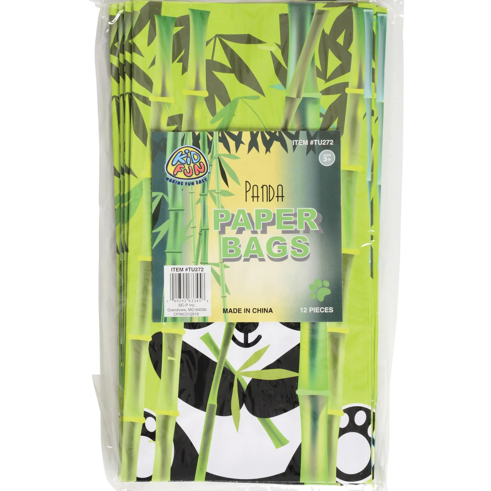 Panda Gift Bags for Kids – Bamboo Animal Party & Classroom Favor Bags