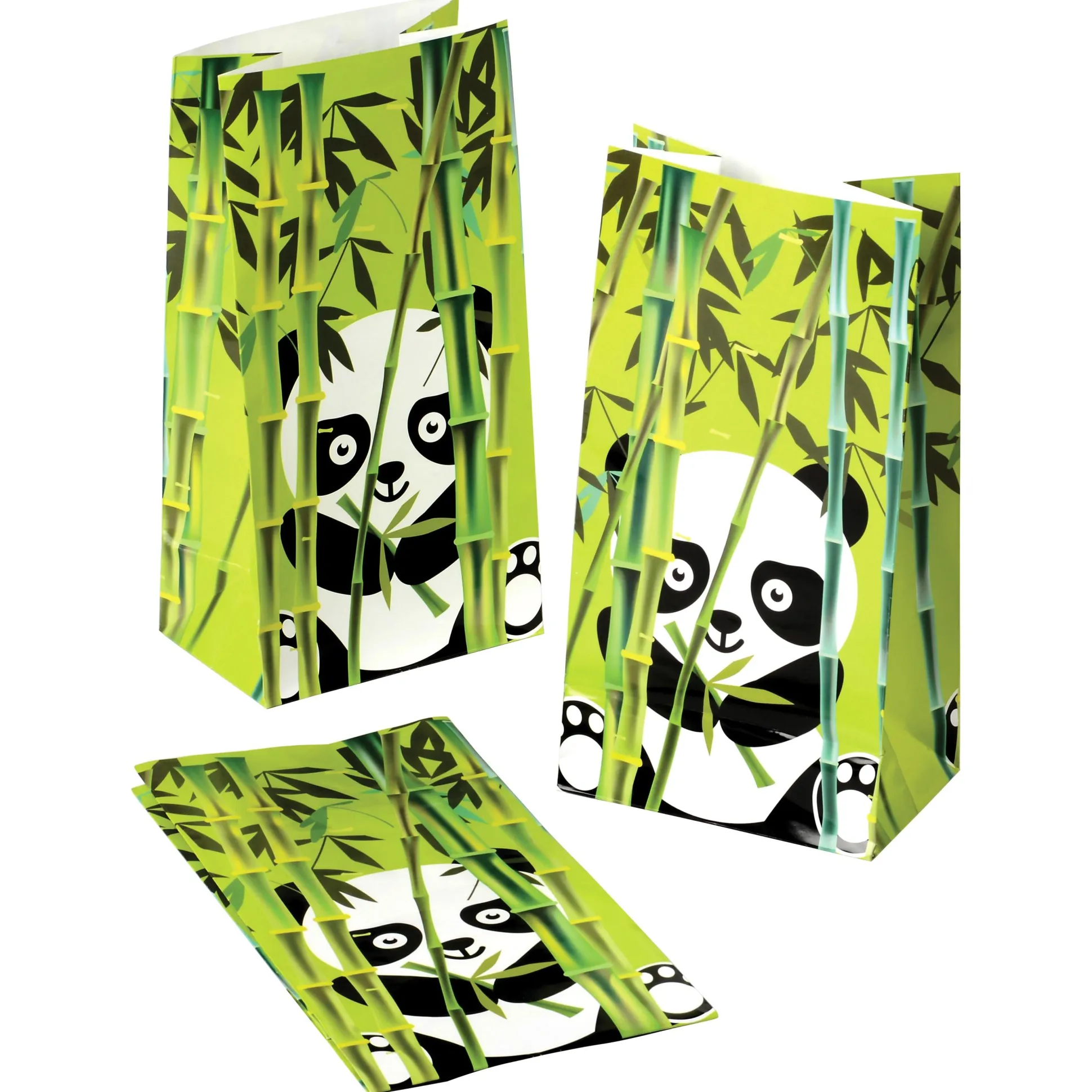 Panda Gift Bags for Kids – Bamboo Animal Party & Classroom Favor Bags