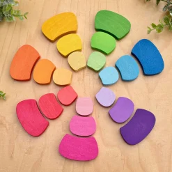 Pattern and Play Peacock Wooden Puzzle | Color Sorting, Patterning & Fine Motor Learning Toy