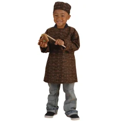 Patterned Festival Tunic and Cap | African Heritage