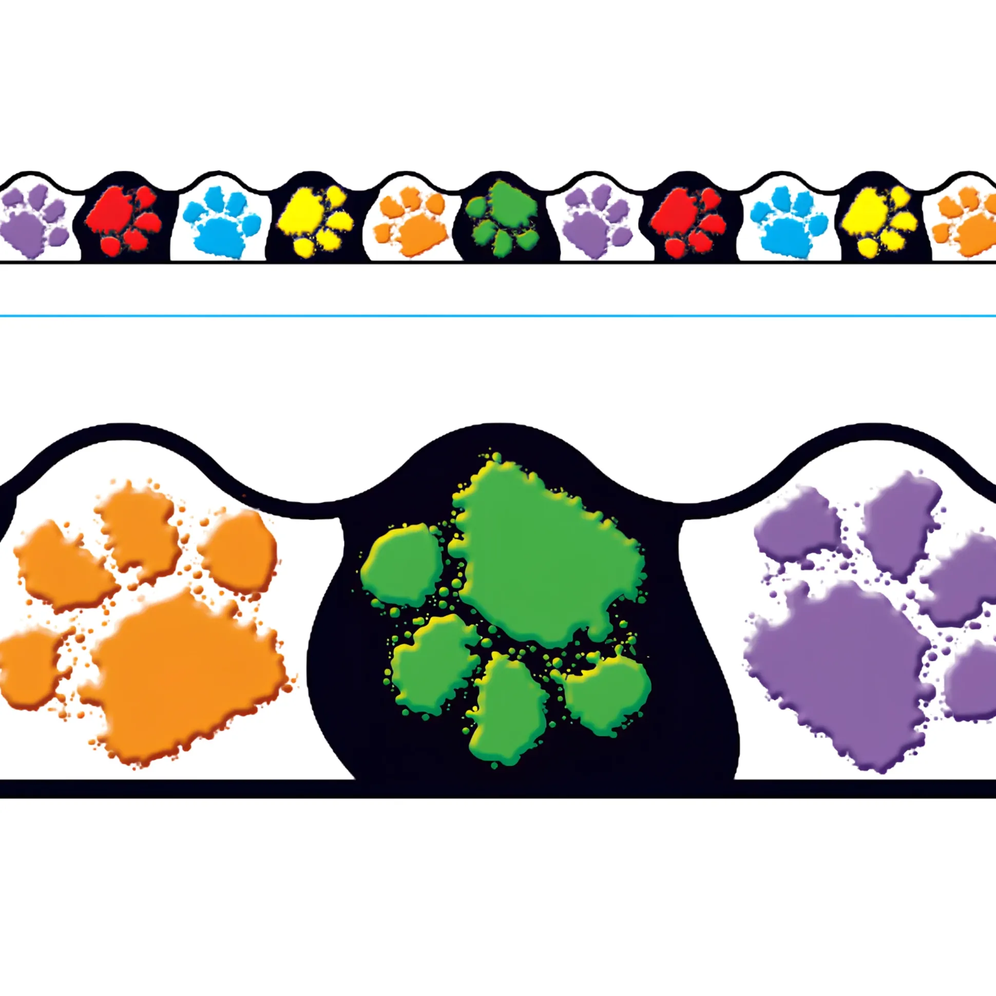 Paw Prints Border Terrific Trimmers® - 39 ft
