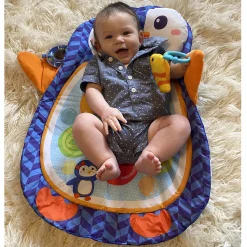 Penguin Tummy Time Playmat
