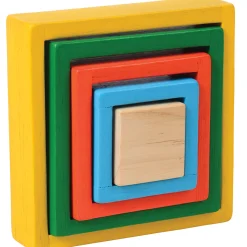 38-Piece Colorful Designer Blocks | Durable Hardwood Shapes for Creative Building