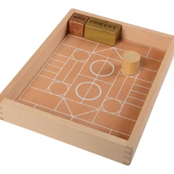 46-Piece Earth, Wind, and Water Nature-Themed Wooden Block Set