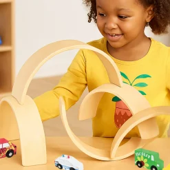 5-Piece Hardwood Unit Block Arch Set