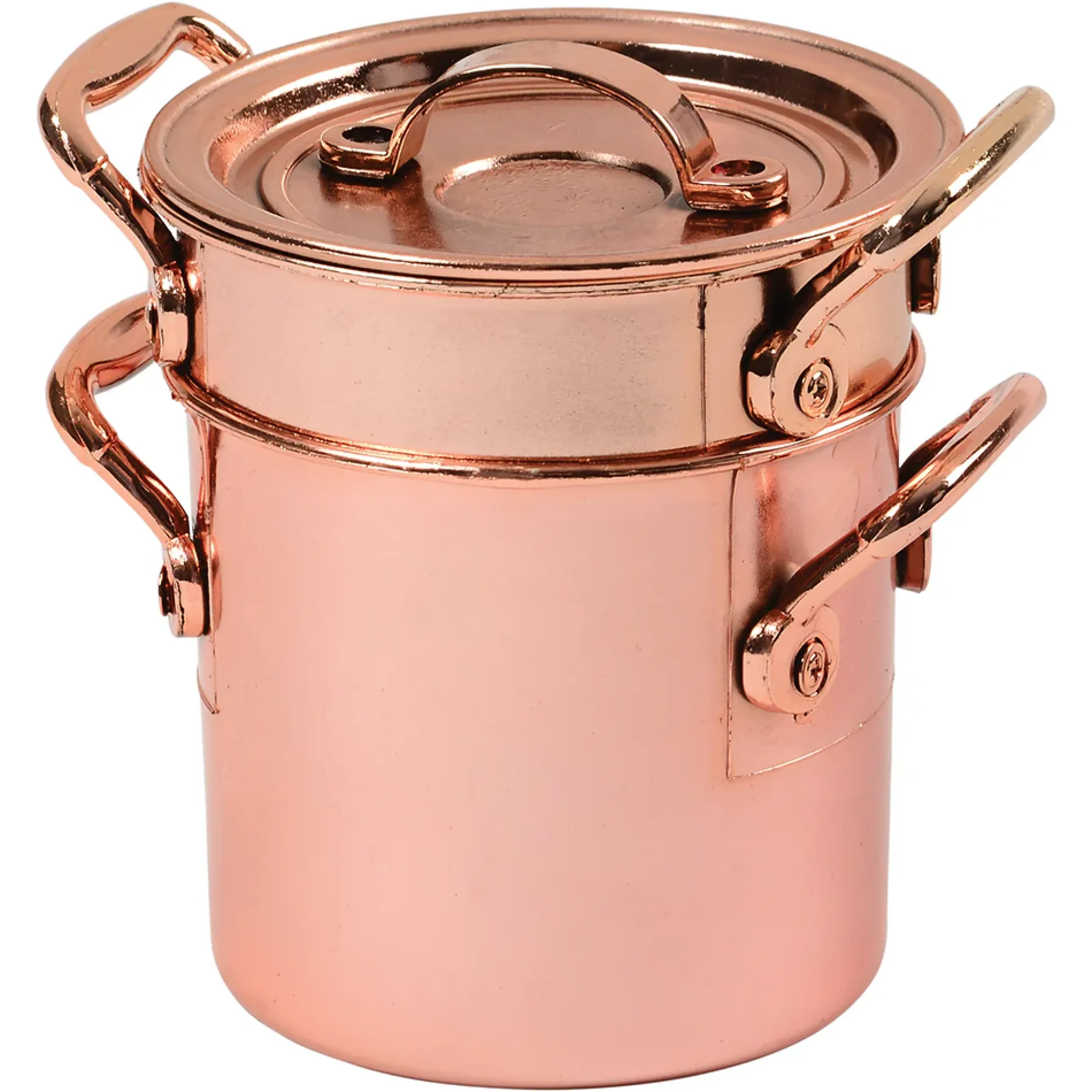 13-Piece Kids' Copper Plastic Cooking Play Set | Realistic Pretend Play Cookware