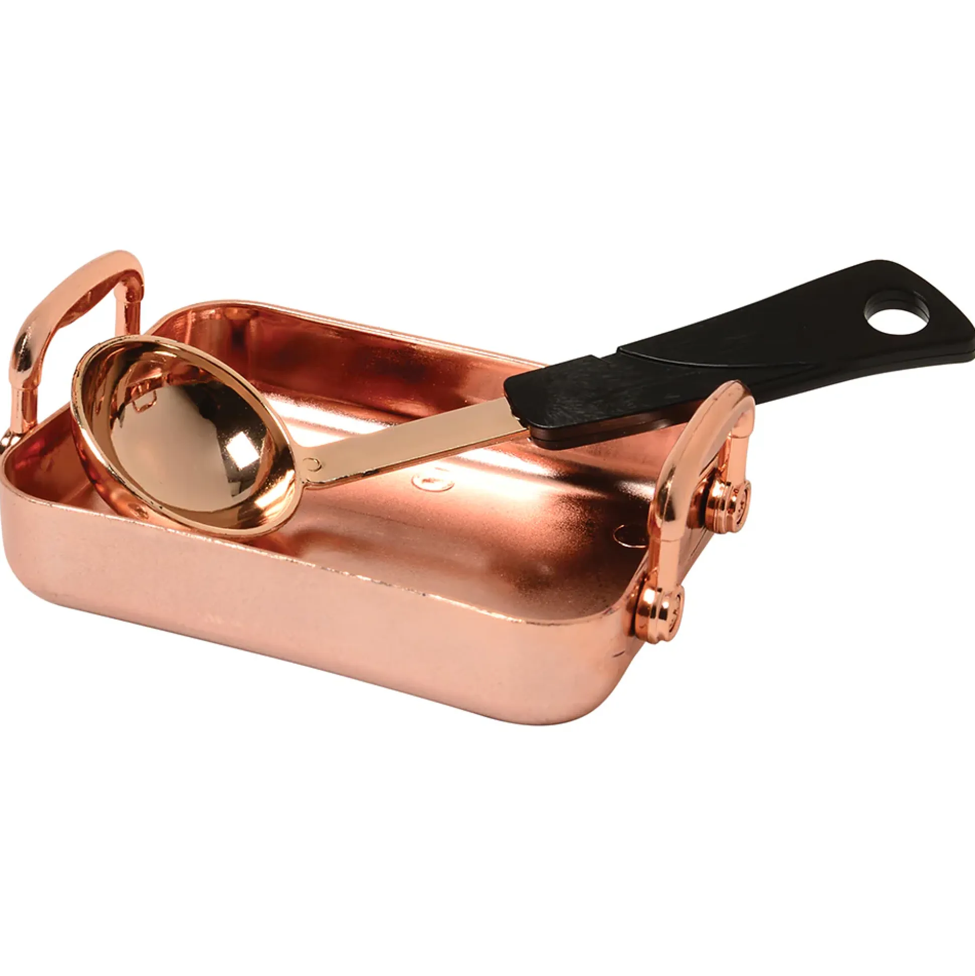 13-Piece Kids' Copper Plastic Cooking Play Set | Realistic Pretend Play Cookware