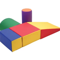 5 Piece Lightweight Vinyl Soft Play Forms | Toddler Cushioned Climbing & Crawling Shapes
