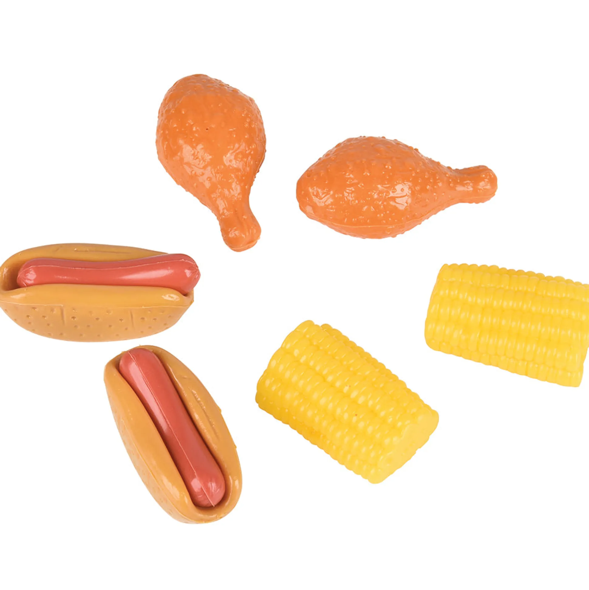 23-Piece Pretend Picnic Food Set | Durable Vinyl Play Food