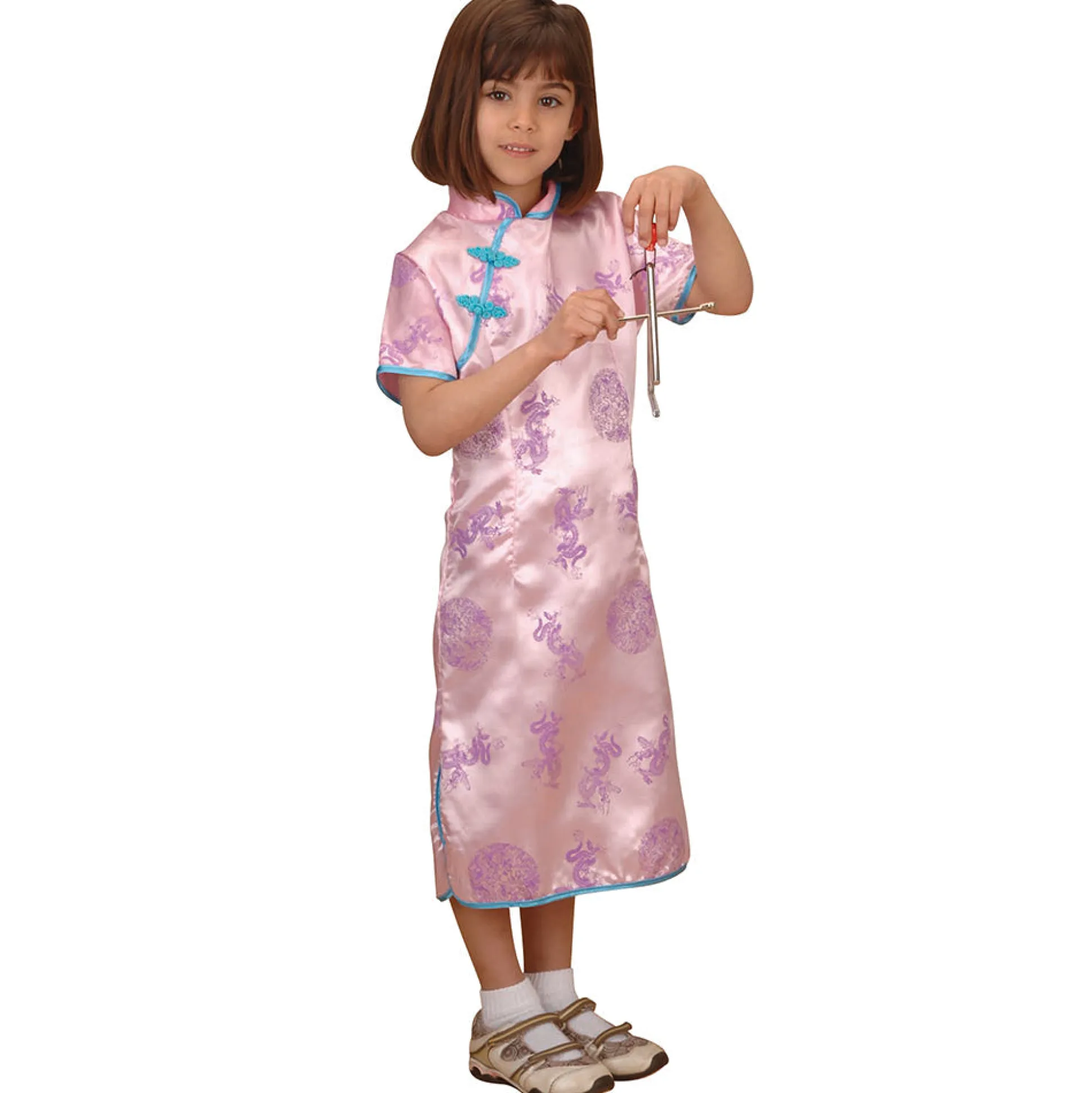 Pink Satin Celebration Robe | East Asia