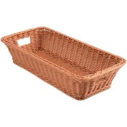 Plastic Wicker Tray Basket
