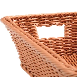 Plastic Wicker Tray Basket