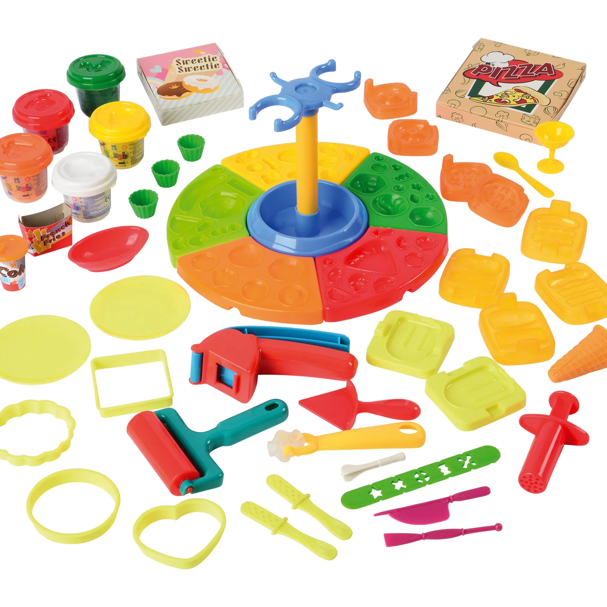 Play Food Dough Set - 50 Pieces