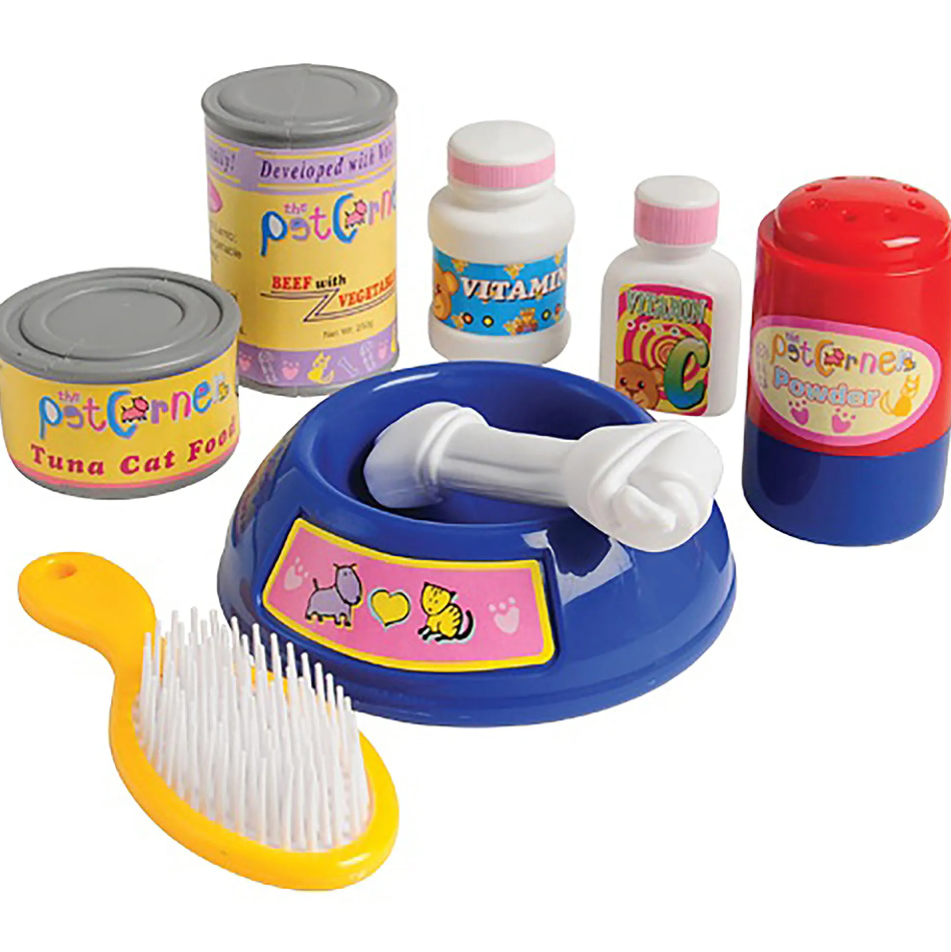 Play Vet Combo Set | 31-Piece Kids Veterinary Pretend Play Kit with Plush Dog, Cat, Pet Scale & Vet Coat