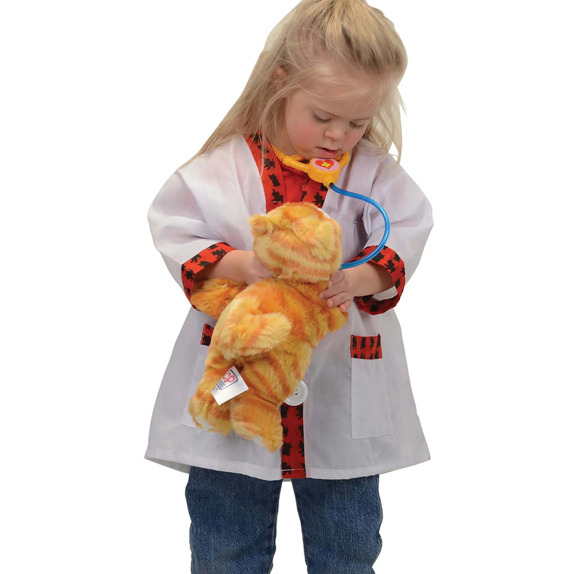 Play Vet Combo Set | 31-Piece Kids Veterinary Pretend Play Kit with Plush Dog, Cat, Pet Scale & Vet Coat