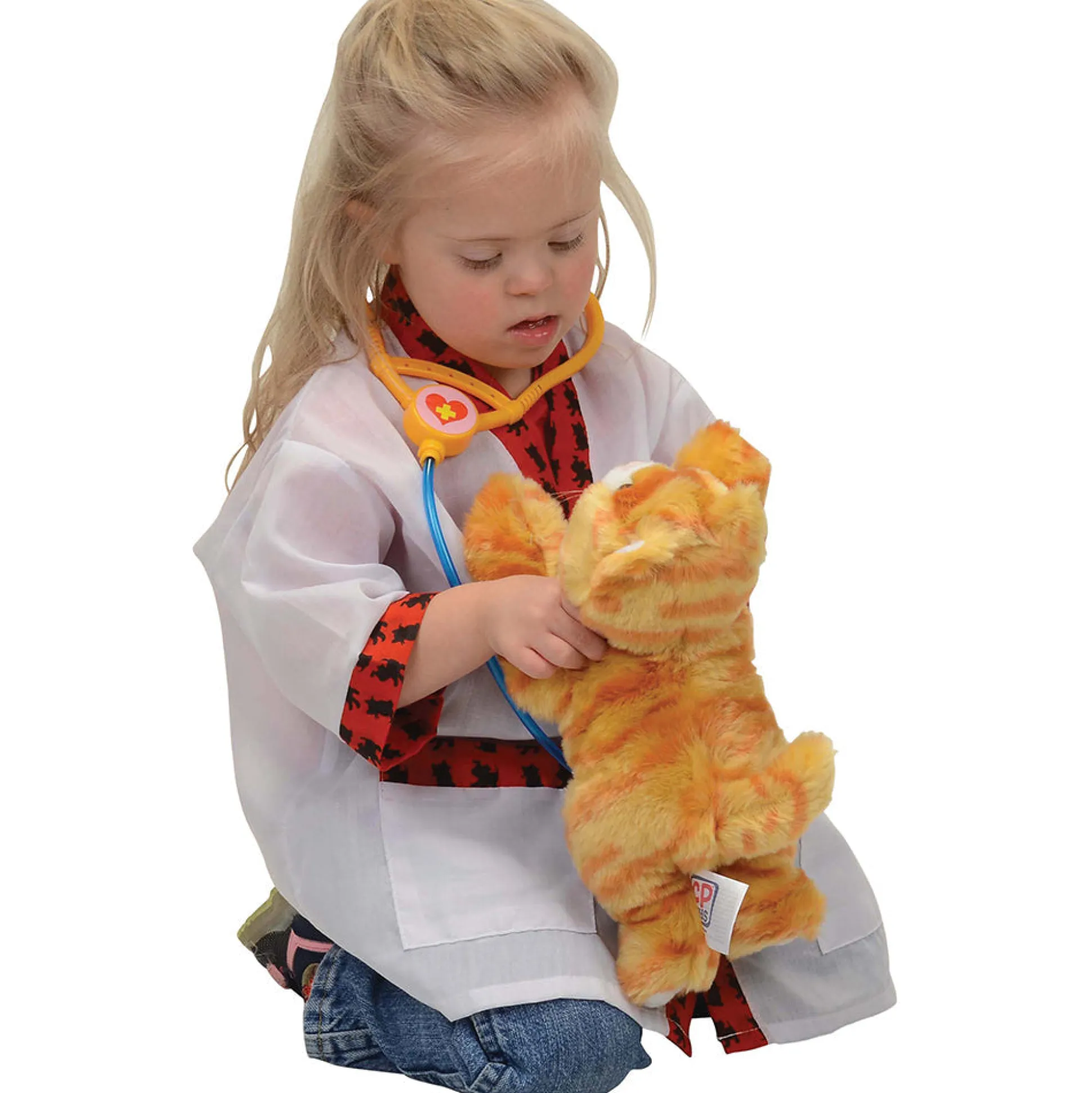 Play Vet Combo Set | 31-Piece Kids Veterinary Pretend Play Kit with Plush Dog, Cat, Pet Scale & Vet Coat