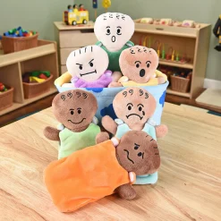 Plush Diverse Expression Baby Dolls | Cuddly Emotional Learning Dolls