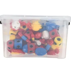 Popping Pals STEM Construction Set | 75-Piece Snap & Bend Building Toy for Creative Play and Early Engineering