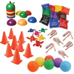 Preschool Classroom Active Play Kit | 72-Piece Gross Motor, Balance & Early Learning Set