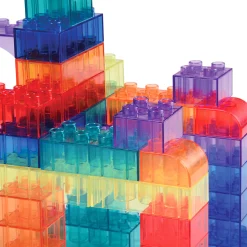 Preschool Size Transparent Building Bricks