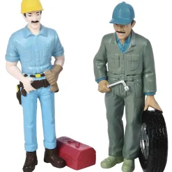 Pretend Professionals Career Figurine Set | 12 Realistic Vinyl Occupation Toys